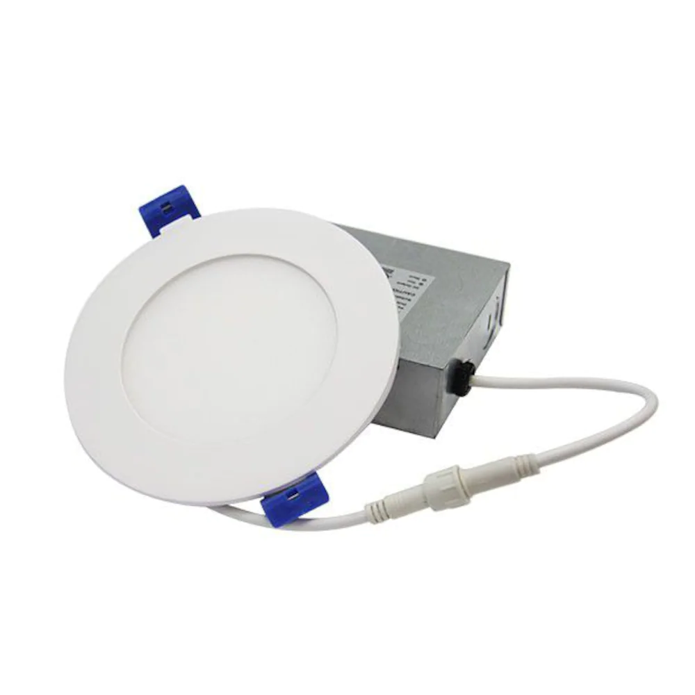 Cymak LED 4-inch Integrated CCT Changeable 3k,4k,5k Dimmable LED Recessed Light Kit in White with Junction Box
