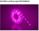 Rgbcw-Wifi New Led Smart Wi-Fi Strip Lights 5m -1000 Lumens High Brightness, Ip65(waterproof) 2200-6500k, Rgbw,16 Million Colors Cetl