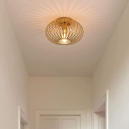 Lighting Modern Gold Flush Mount Ceiling Light Fixture comply with  CUL standard, Free delivery to Canada in one week.