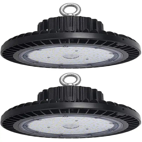 UFO LED HIGH BAY  lights 100W 13000-14500 Lumens 5000K( 2-PACK)