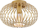 Lighting Modern Gold Flush Mount Ceiling Light Fixture comply with  CUL standard, Free delivery to Canada in one week.