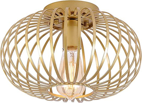 Lighting Modern Gold Flush Mount Ceiling Light Fixture comply with  CUL standard, Free delivery to Canada in one week.