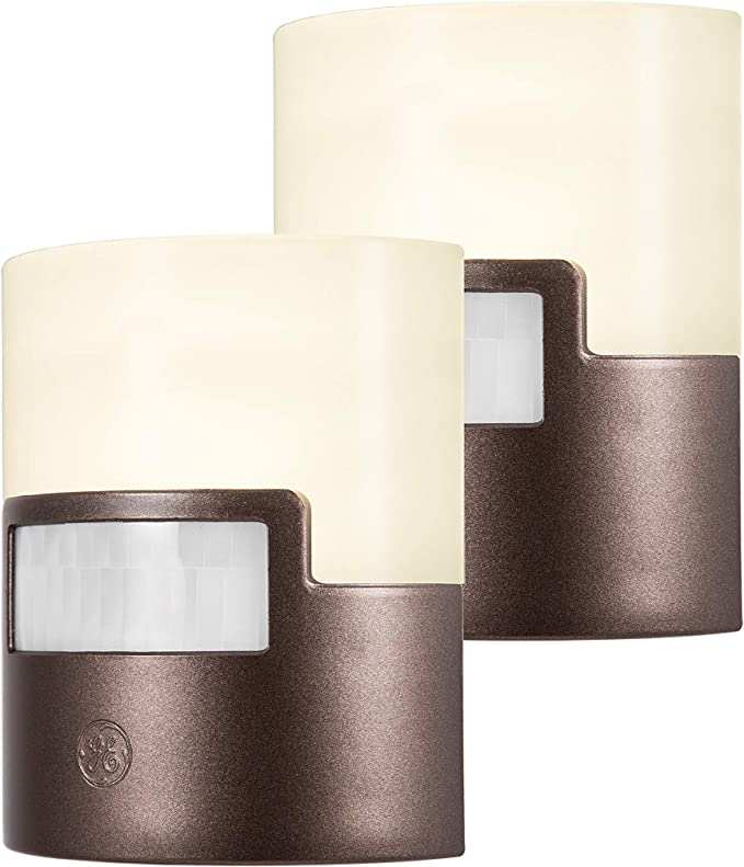 LED Motion Sensor Night Light, Plug-in, 40 Lumens, Soft White, UL-Certified, Energy Efficient, Ideal Nightlight for Bedroom, Bathroom, Kitchen, Hallway,Silver/White/Bronze, 2 Pack,Free Delivery to Canada in Two weeks.