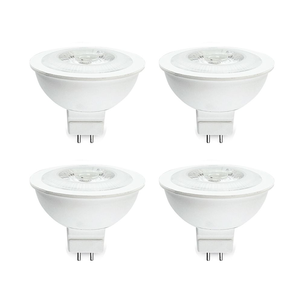 MR16, 50W Equivalent, 3000K, 580LM, Dimmable LED Light Bulb (4-Pack)