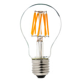 STRAK A19 Clear Filament Led 75w Equivalent, Natural White 4000k, 500lm,CUL Cri90, Dimmable, Led Light Bulb, (4-Pack)