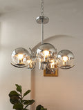 STRAK Bauhaus Chandelier Retro Industrial Pendant Bulb Modern Minimalist Design Luminaire for Living Room Bedroom Ul