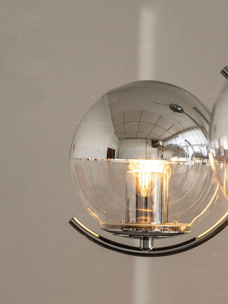 STRAK Bauhaus Chandelier Retro Industrial Pendant Bulb Modern Minimalist Design Luminaire for Living Room Bedroom Ul