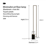 Bedroom Led Floor Lamp Minimalist Light Luxury Nordic Shaped Eye Protection Line Vertical Living Room Table Lamp UL,FREE SHIPPING TO CANADA, DELIVERY 60DAYS.