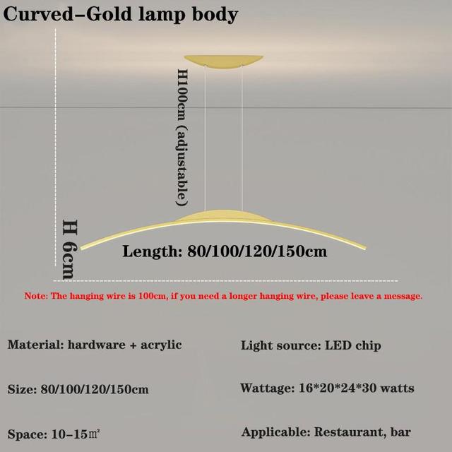 STRAK Designer Dining Room Chandelier Simple Modern Nordic Dining Table Bar Table Lamp Minimalist Led Long Office Hanging Lamp Ul