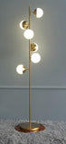 Elegant Led Floor Lamp Nordic Loft Golden Metal Living Room Sofa Standing Lamp Hotel Bedroom Deco Lights Bedside Table Lamp, UL