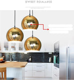 STRAK Crystal Ball Pendant Light E27 Base Pendant Lamp Gold and Silver Warehouse Lighting