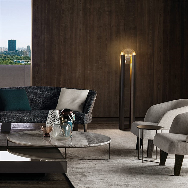 Nordic Simple Floor Lamps For Living Room LED Modern Cafe Hotel Tall Lamps Bedroom Study Light Fixtures UL