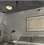 Modern Sunrise Chandelier Ceiling Lamp Iron Art Home Decor Industrial Duckbill Light for Living Room Bedroom Loft Ul