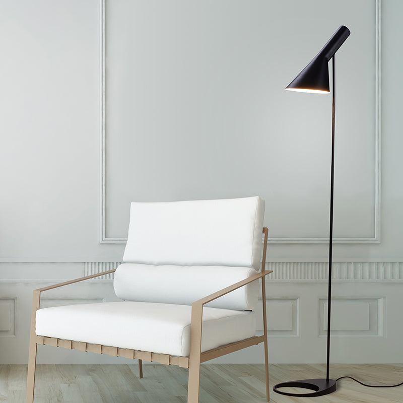 Corner Floor Lamp, Table Wall Led Flushmount Lamps E27 Led Black White Floor Lights Arne Jacobsen for Living Room Nordic Decoration Home Certification  UL, Free shipping to Canada