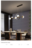 Modern LED Pendant Light Nordic Black Chandelier for Living Bedroom Kitchen Hanging Lamp Dining Room Light Fixture.Certification UL,Free Delivery to Canada in  60 days