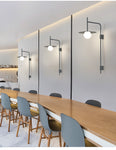 Nordic Designer Minimalist Modern Wall Lamp for Living Room Decor Bedroom Bedside Lamp Cafe Restaurant Shop Hotel Aisle Corridor.Certification: UL