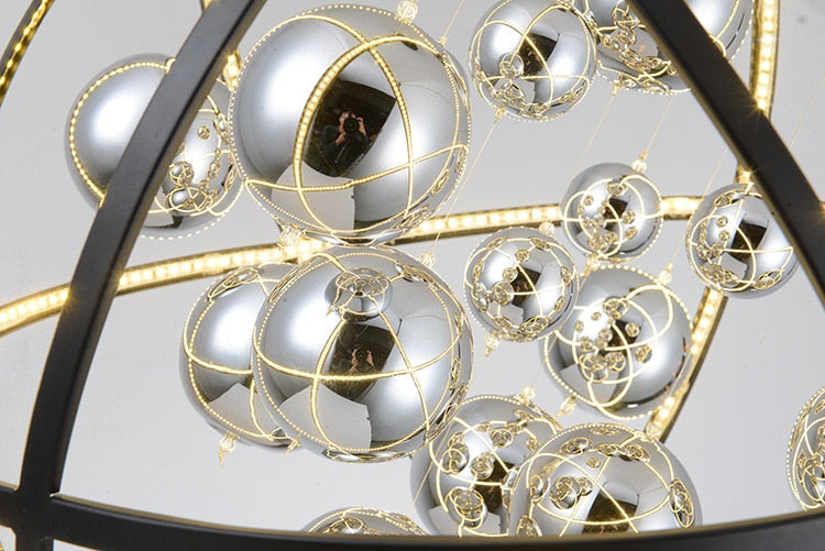 STRAK Nordic Living Room Pendant Lights Modern Round Led Pendant Lamps Fashion Fixtures Bedroom Hanging Lighting