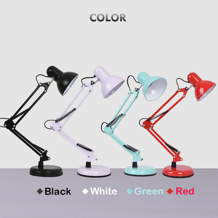 Classic American iron LED eye protection desk lamp bedside study office energy saving dormitory lamp .Free shipping to Canada, Delivery 60 days.