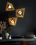 STRAK Nordic Pendant Lights Modern Wood Pendant Lamp Suspension Luminaire Wood Shaped Lighting Fixtures