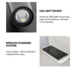 LED Bedroom Wall Light Lamp Wireless Charger for Phone Bedside Bedroom Modern Reading Loft Room USB Luminaire Wood Bed TUV / UL / SAA