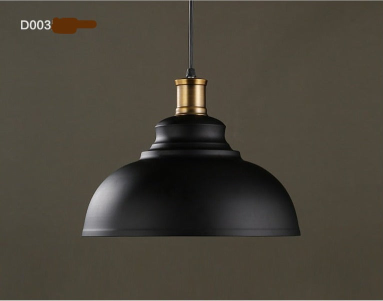 STRAK Loft Pendant Lamps Retro Chandelier Pendant Light Industrial Style Iron Pot Cover Lamp Ul
