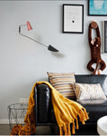Nordic Minimalist Swing Adjustable Arm Industrial Wall Lamp Iron Art Designer E14 Led Modern Living Room Bedroom Indoor Lighting