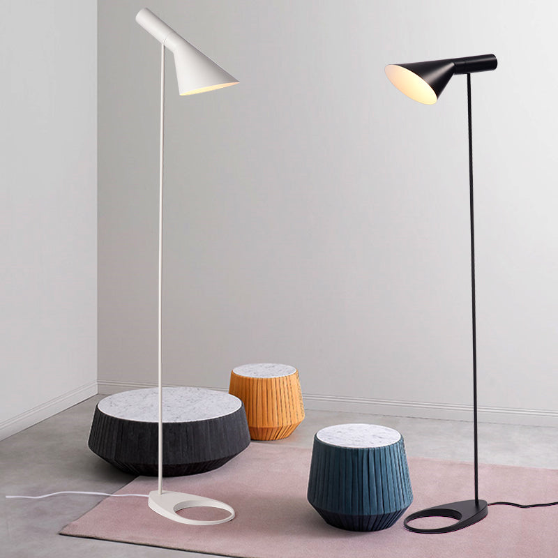 Corner Floor Lamp, Table Wall Led Flushmount Lamps E27 Led Black White Floor Lights Arne Jacobsen for Living Room Nordic Decoration Home Certification  UL, Free shipping to Canada