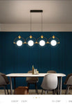 STRAK Pendant Lamp Minimalist Black & Gold Pendant Light Modern Creative Led Chandelier Dining Room.Certification UL, Free shipping to 3 Notch USA