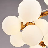 Modern Nordic G4 Led Chandelier Style White Glass Ball Lamp For Living Room Kitchen Lighting Decoration Home Ceiling Fixtures.Certification: UL