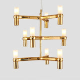 STRAK G9 Led Villa Lamp Gold Pendant Chandelier Luxury Chrome Meta Adjustable Lighting Fixtures Lamp