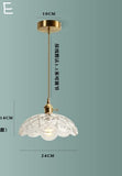 Pendant Lamp Gold E27 Led Lights Brass & Glass Japanese Retro Style Decor Bedroom Restaurant,Certification UL,Free shipping to Canada, delivery 60days.