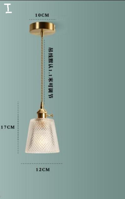 Pendant Lamp Gold E27 Led Lights Brass & Glass Japanese Retro Style Decor Bedroom Restaurant,Certification UL,Free shipping to Canada, delivery 60days.