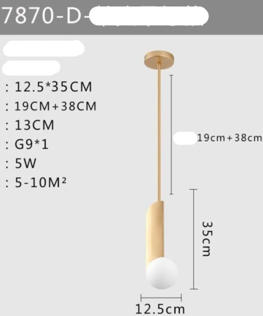 STRAK Ball Pendant Lamps Gold Luster Industrial Postmodern Pendant Light Industrial Lighting Fixtures Warehouse Restaurant Room