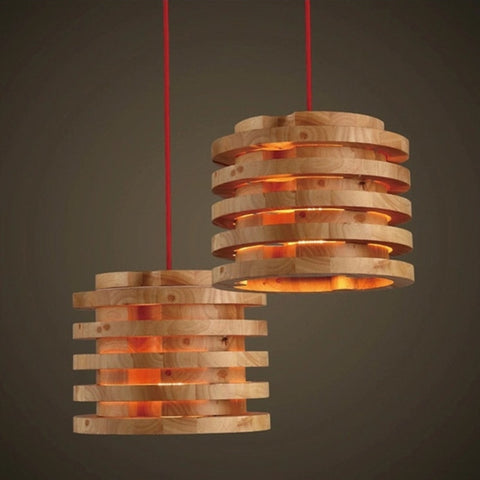 Carved Solid Wood Pendant Lamp Multi-Layer for Restaurant Balcony Corridor Pendant Chandelier with Blub,FREE DELIVERY TO VANCOUVER CANADA, 60DAYS,UL Certification.