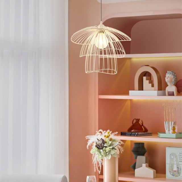 New Modern Double-Layer Iron Shade Pendant Lights American Fashion Industrial Style Led Hanging Lamp Hotel Coffee Room Ul