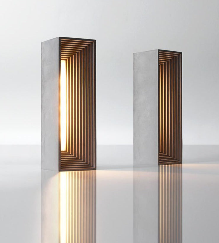 Nordic INS Designer Cement Table Lamp Cement Art Decor Bedroom Night Lamp as Gift Club  Comfortable Living Room Coffee Parlor.Certification: UL