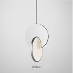 STRAK Ring Led Pendant Lighting Modern Geometric Circle Gold Iron Decorative Indoor Small Hanging Lamp Dining Room Bedroom