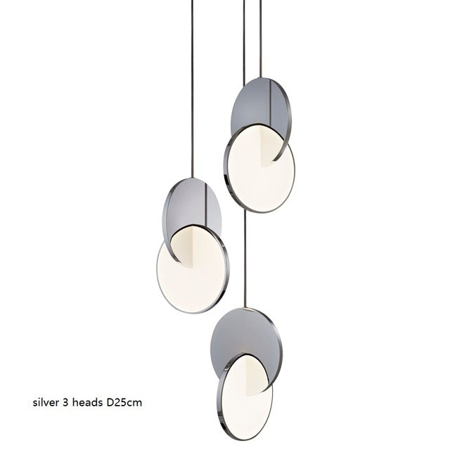 STRAK Ring Led Pendant Lighting Modern Geometric Circle Gold Iron Decorative Indoor Small Hanging Lamp Dining Room Bedroom