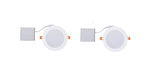 STRAK Led, 6-Inch Round Slim Panel, Warm White 3000k, Dimmable (2pack)