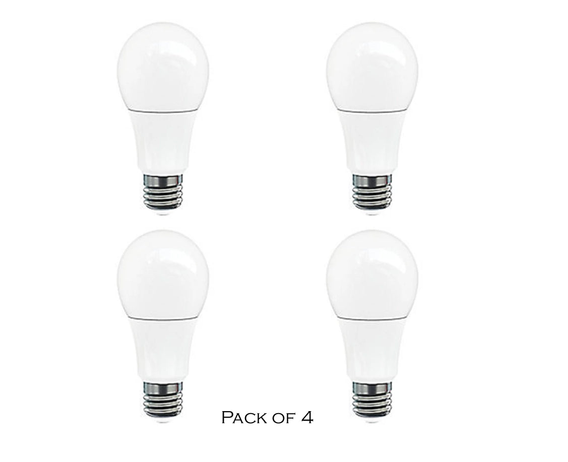 STRAK A19, 60W Equivalent, Frosted,5000KD, Dimmable, 800LM LED Light Bulb, ENERGY STAR (4-Pack)