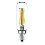 LED T25 Candle Light Bulb, 4Watt = 40Watt, Clear Filament, Warm White 2700K, T25, Base E12, 400LM, CRI90, Dimmable  (4-Pack)