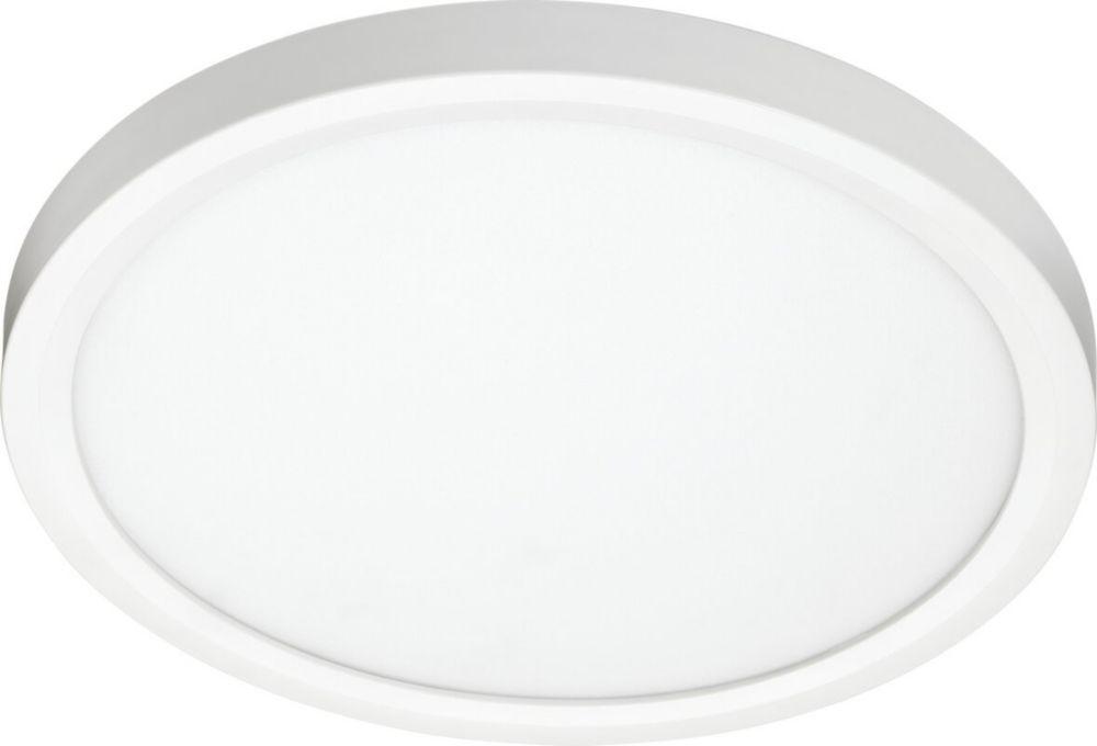 Slim Ceiling Mount Fixture White 8 inch, 18Watt,Dimmable, 3000K Warm White, 1440 Lumens-ENERGY STAR®