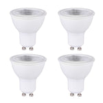STRAK Gu10 Led Lamp, 7w=50w Equivalent, 5000k Bright White, 490lm, Cri80, Dimmable, Cetl (4-Pack)