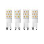 LED G9 Light Bulb, 7Watt - 70W Equivalent -700 lumens ,G9 Bi-Pin base, Warm White(3000k),Flicker Free CRI80, Dimmable, CETL (4-Pack)