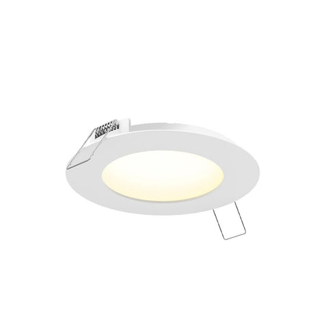 STRAK 6-Inch Led Round Slim Panel, Warm White 3000k, White Color, Dimmable - Energy Star®