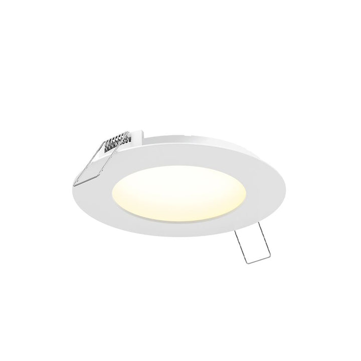 STRAK 6-inch LED Round Slim Panel, Natural White 4000K, White Color, Dimmable - ENERGY STAR®